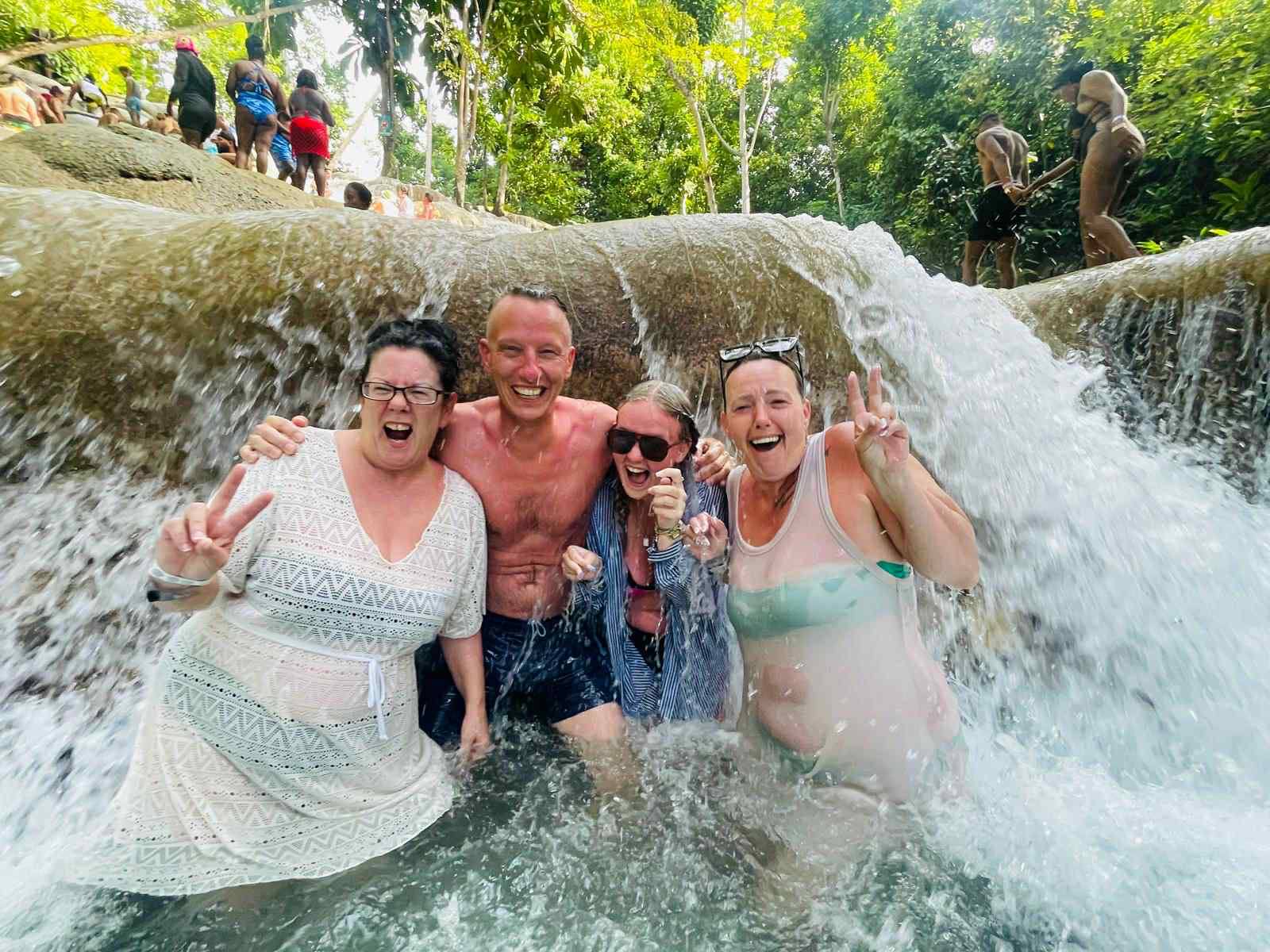 Dunn's River Falls in Jamaica