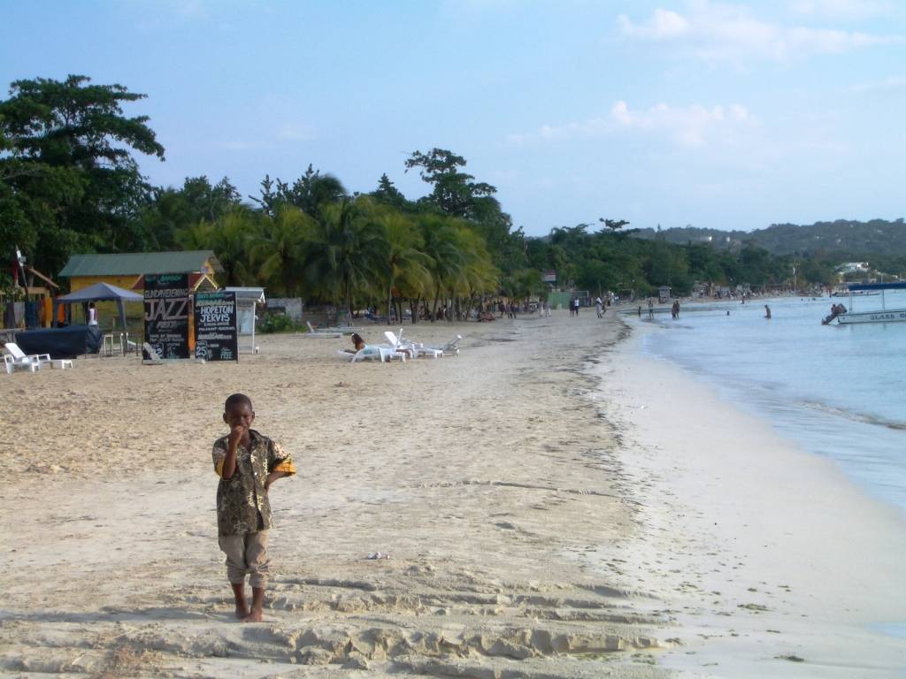 Seven Mile Beach in Negril, Jamaica