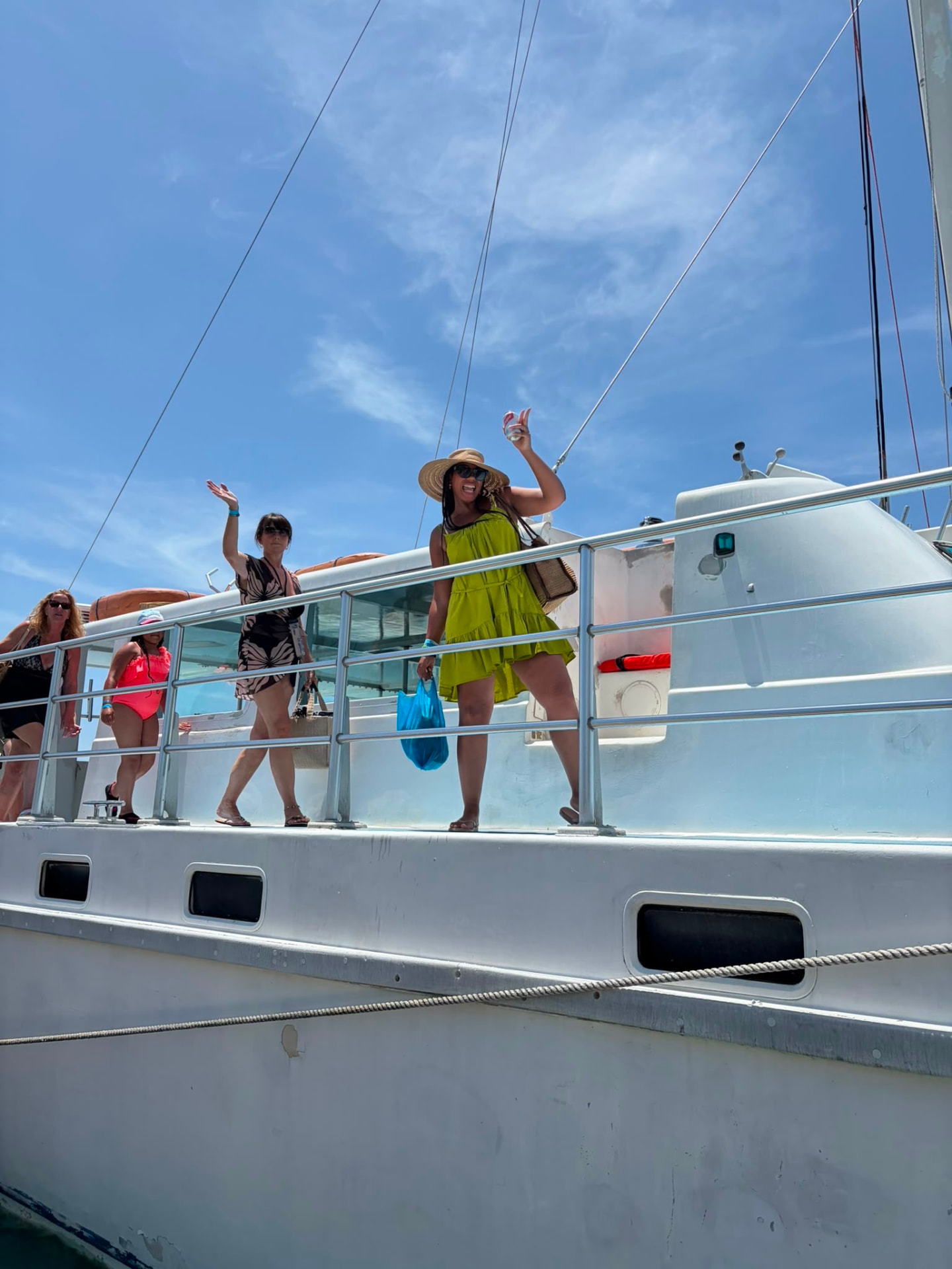 Catamaran cruise to Dunn's River Falls